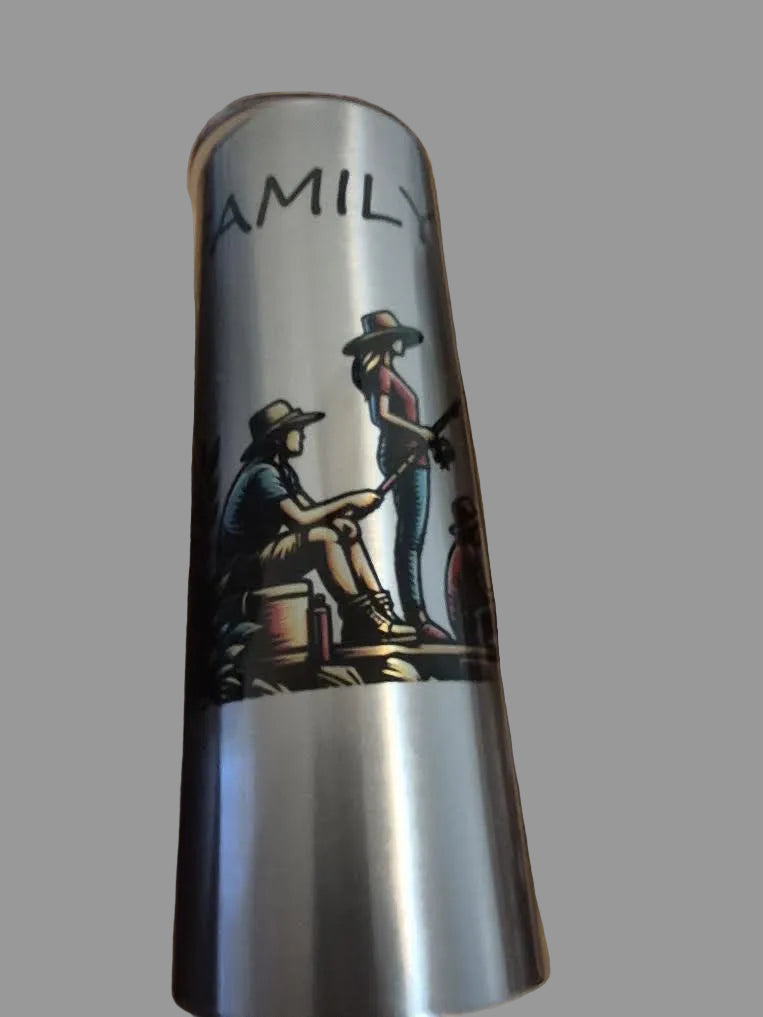 Family Time Fishing tumbler 20 oz Stainless Steel