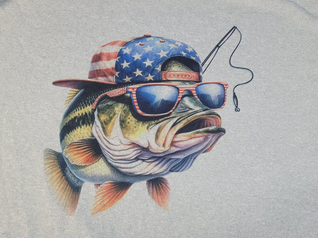 Patriotic Bass Men's T Shirts
