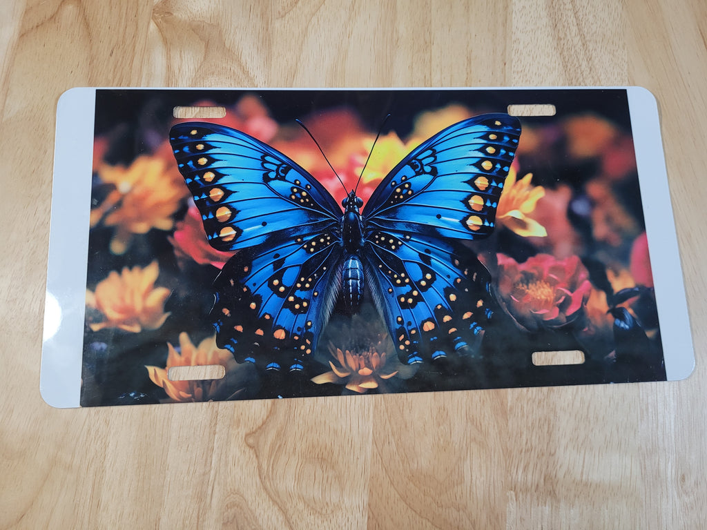 Butterfly License Plate