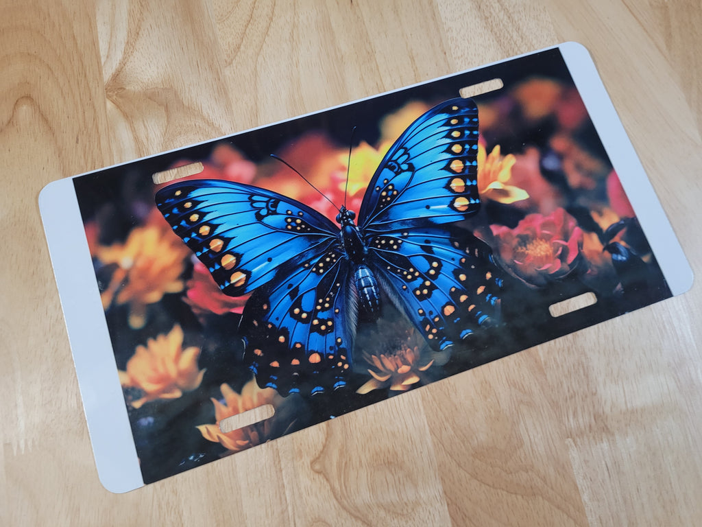 Butterfly License Plate