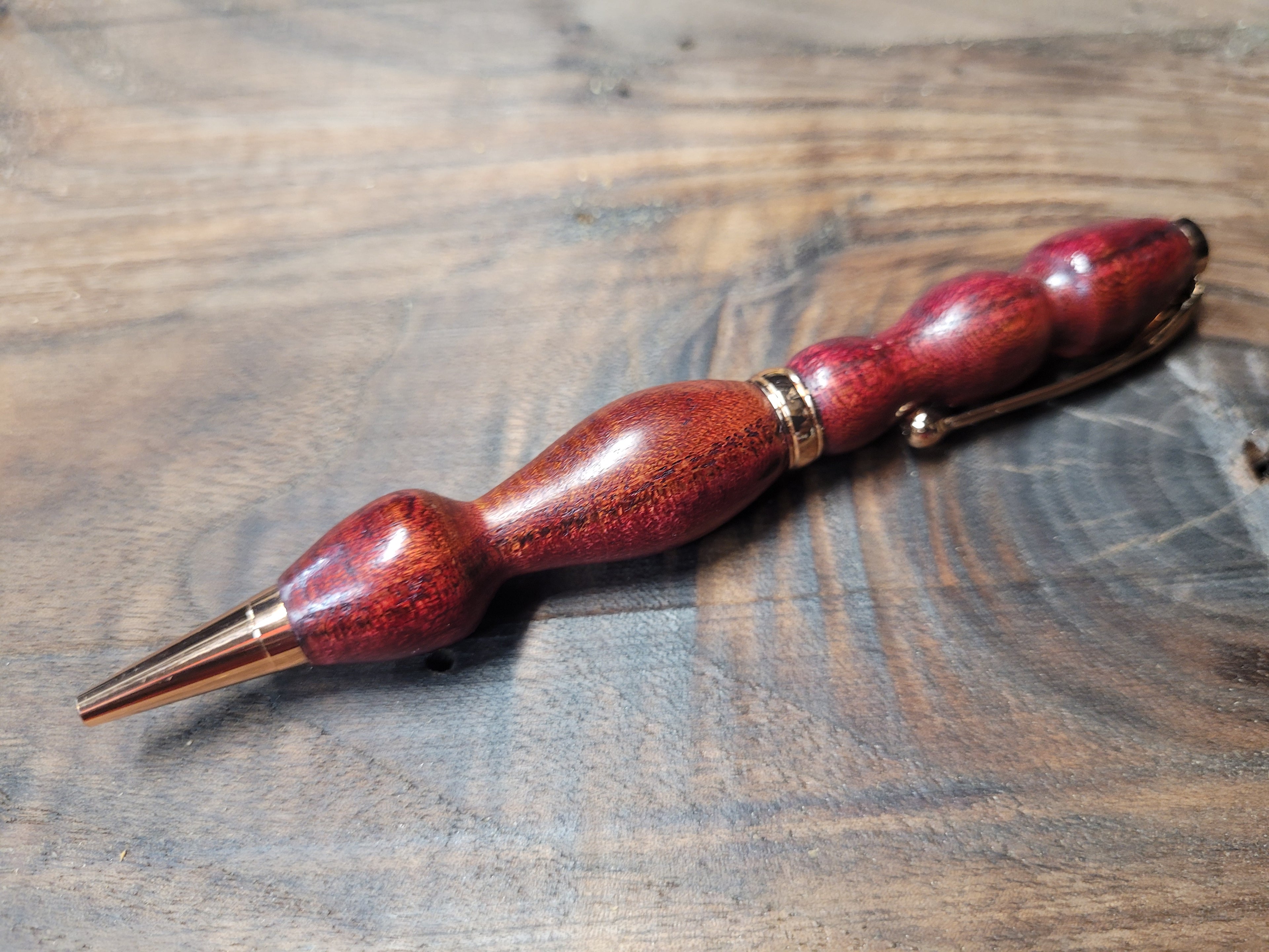 Mulberry Twist Pen Dyed Red