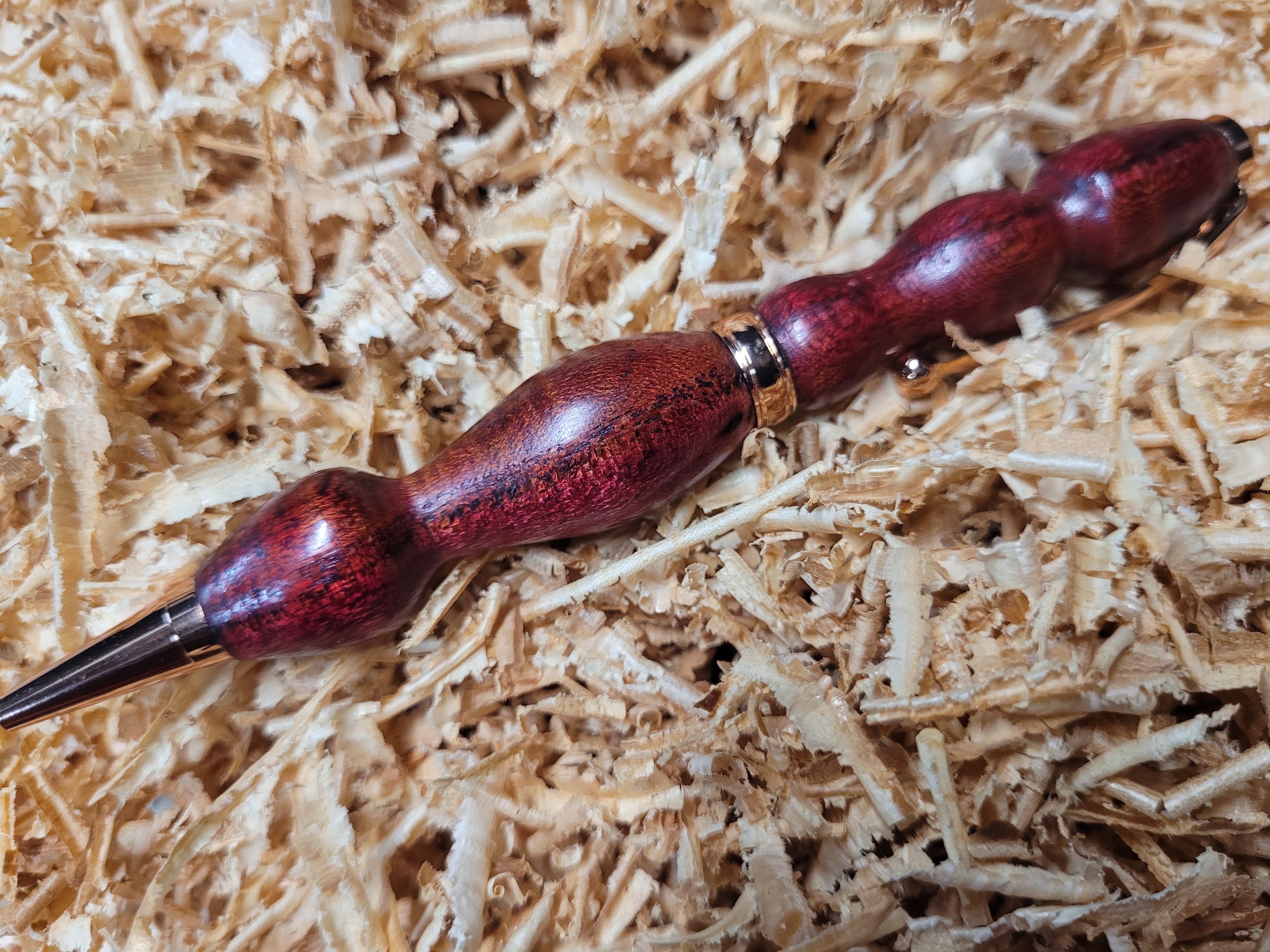 Mulberry Twist Pen Dyed Red
