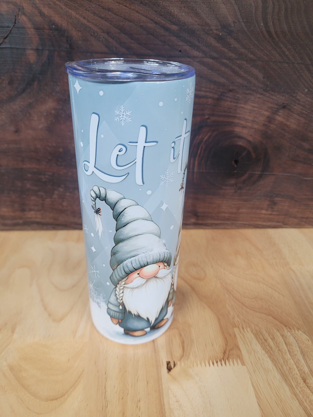Let It Snow Christmas Season Gnome 20 oz. Tumbler