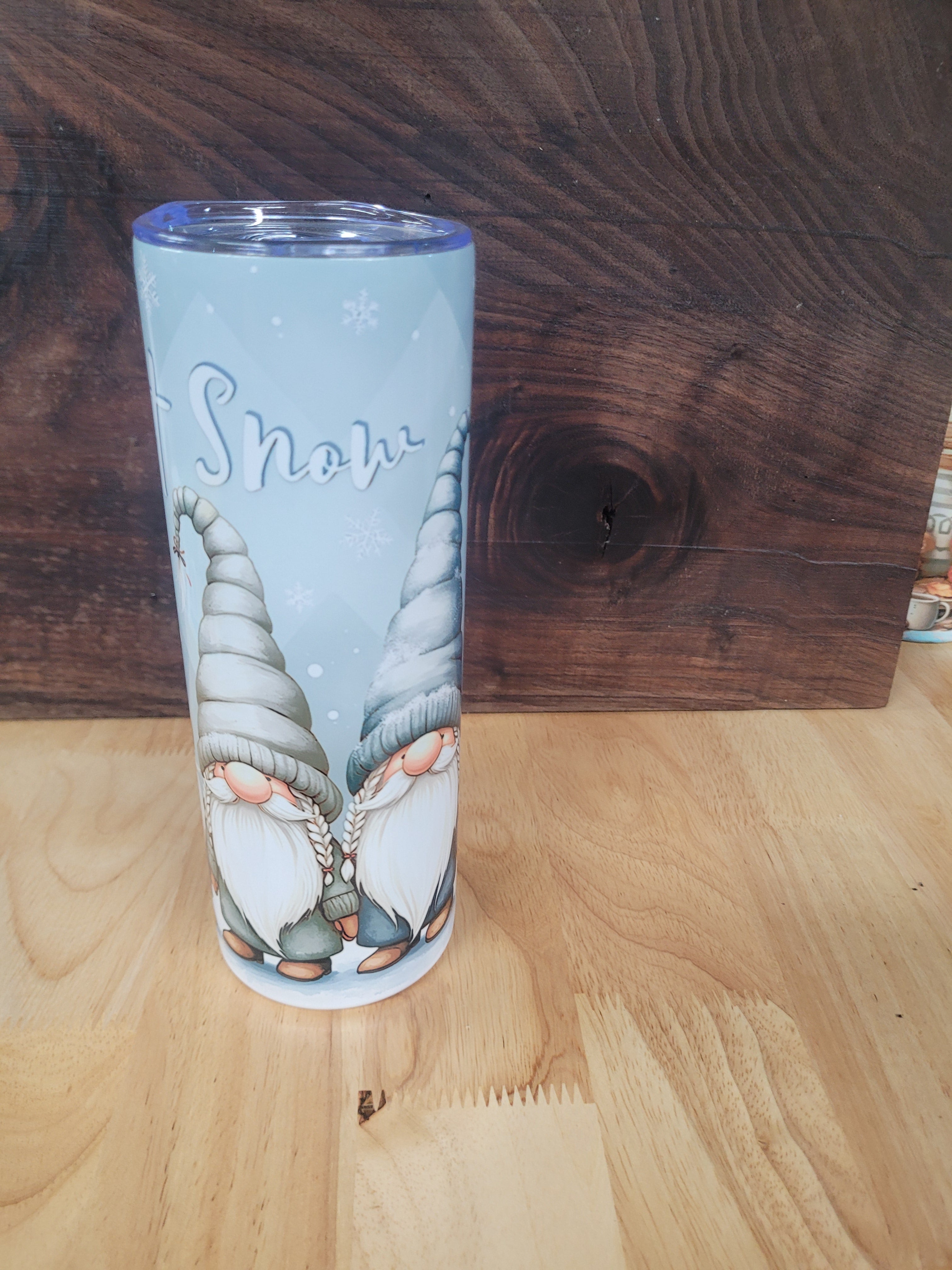 Let It Snow Christmas Season Gnome 20 oz. Tumbler