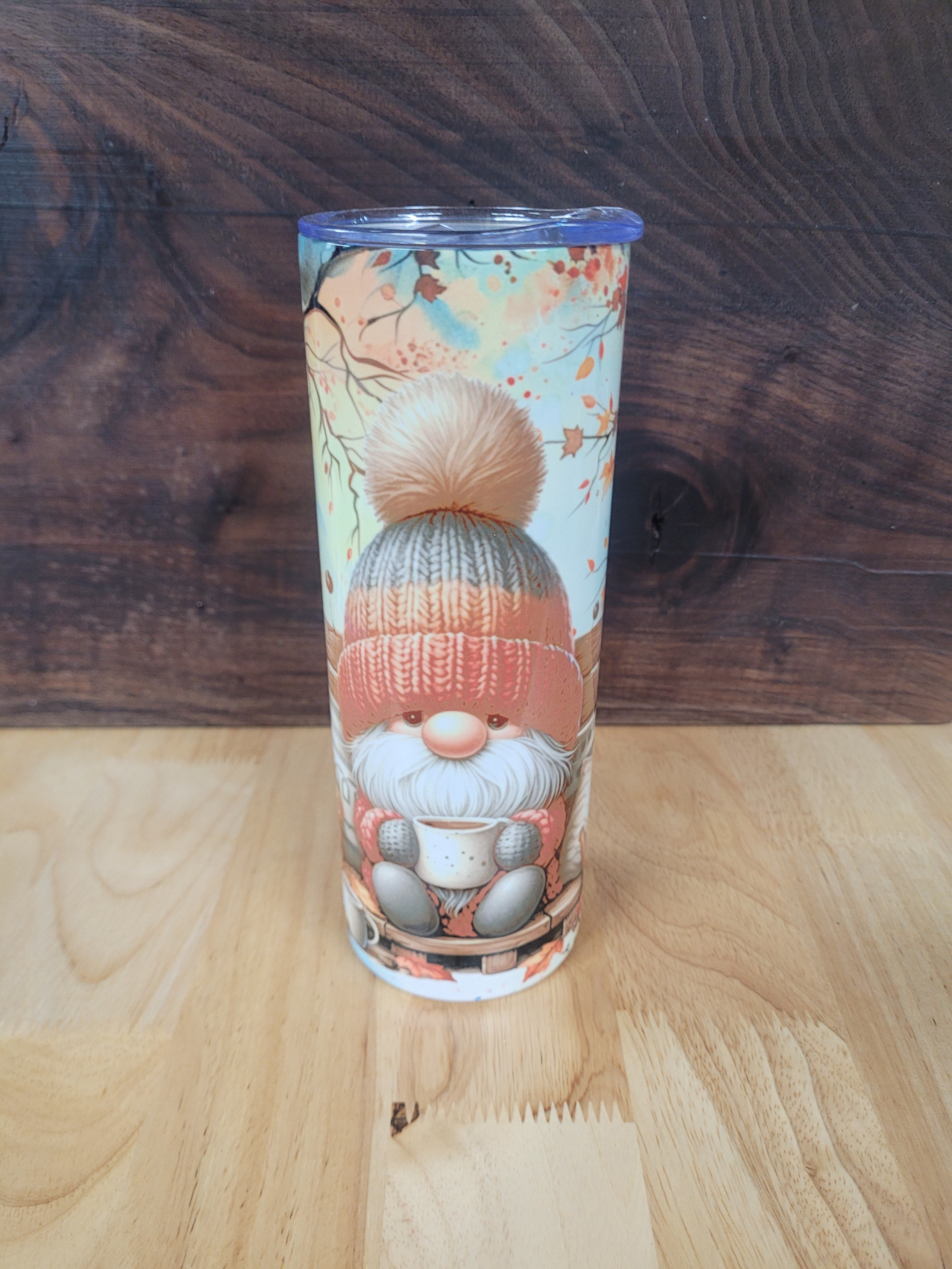 Autumn Season Gnome 20 oz. Tumbler