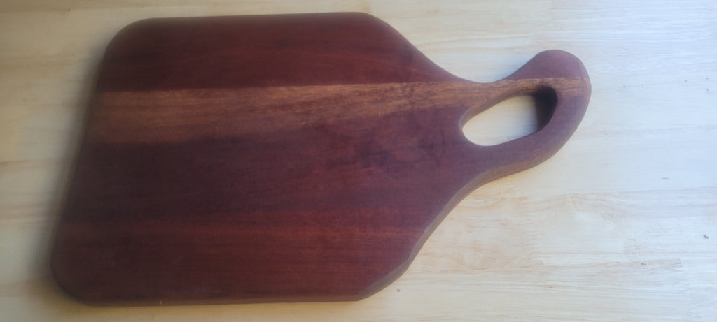 Mahogany Charcuterie Board Approximately 16"L X10"W