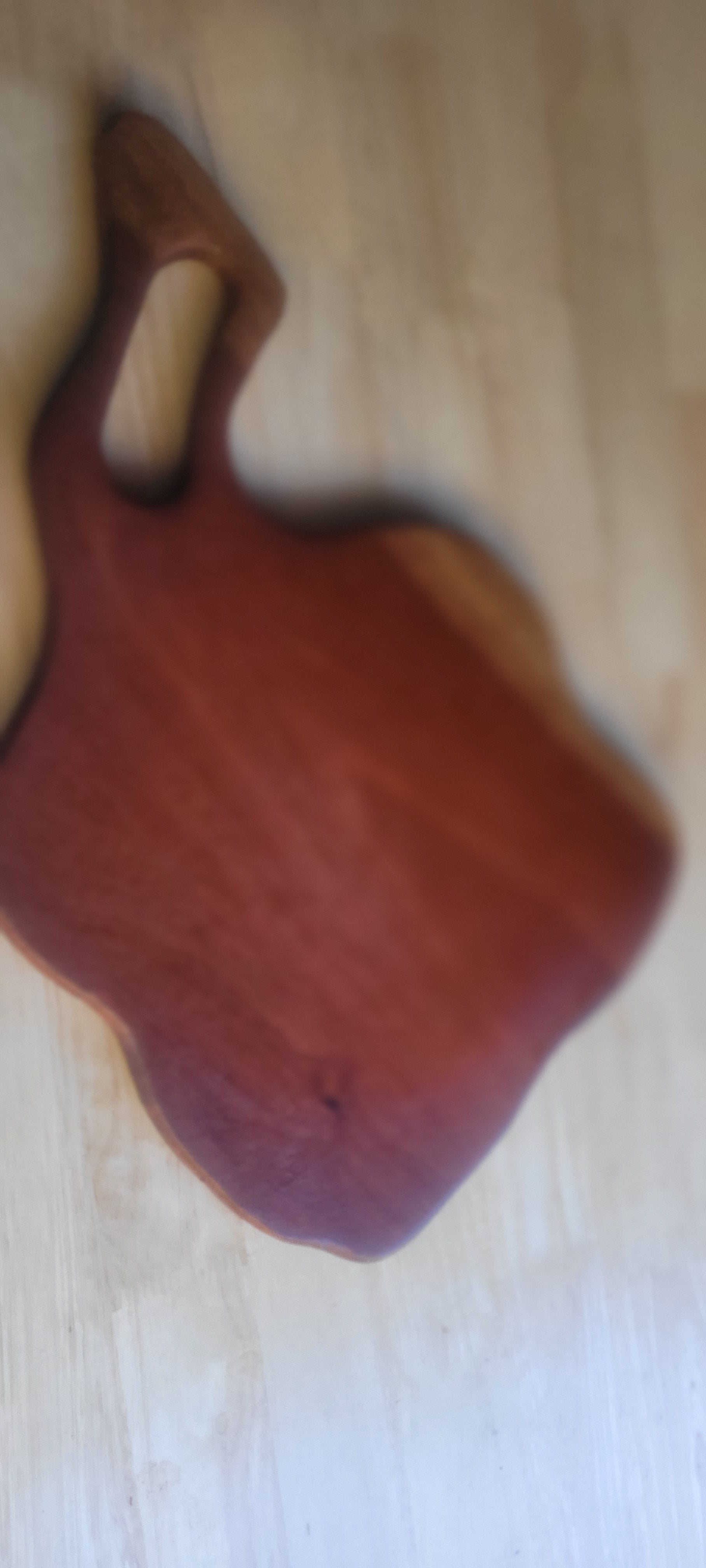 Mahogany Charcuterie Board Approximately 15.5X10 inches