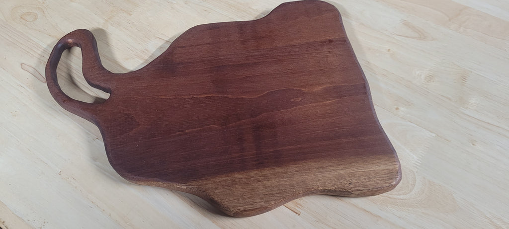 Mahogany Charcuterie Board Approximately 15"L X 10"W