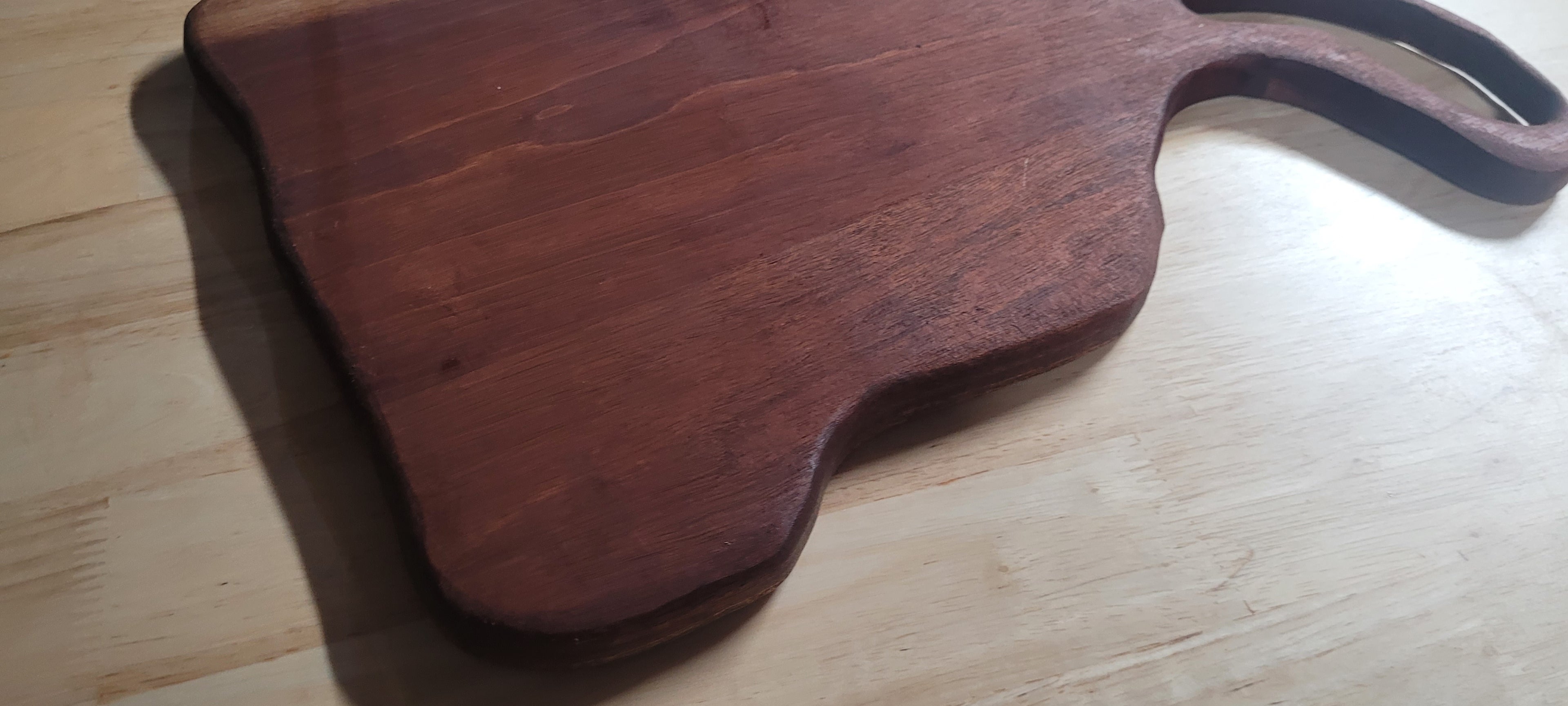 Mahogany Charcuterie Board Approximately 15"L X 10"W