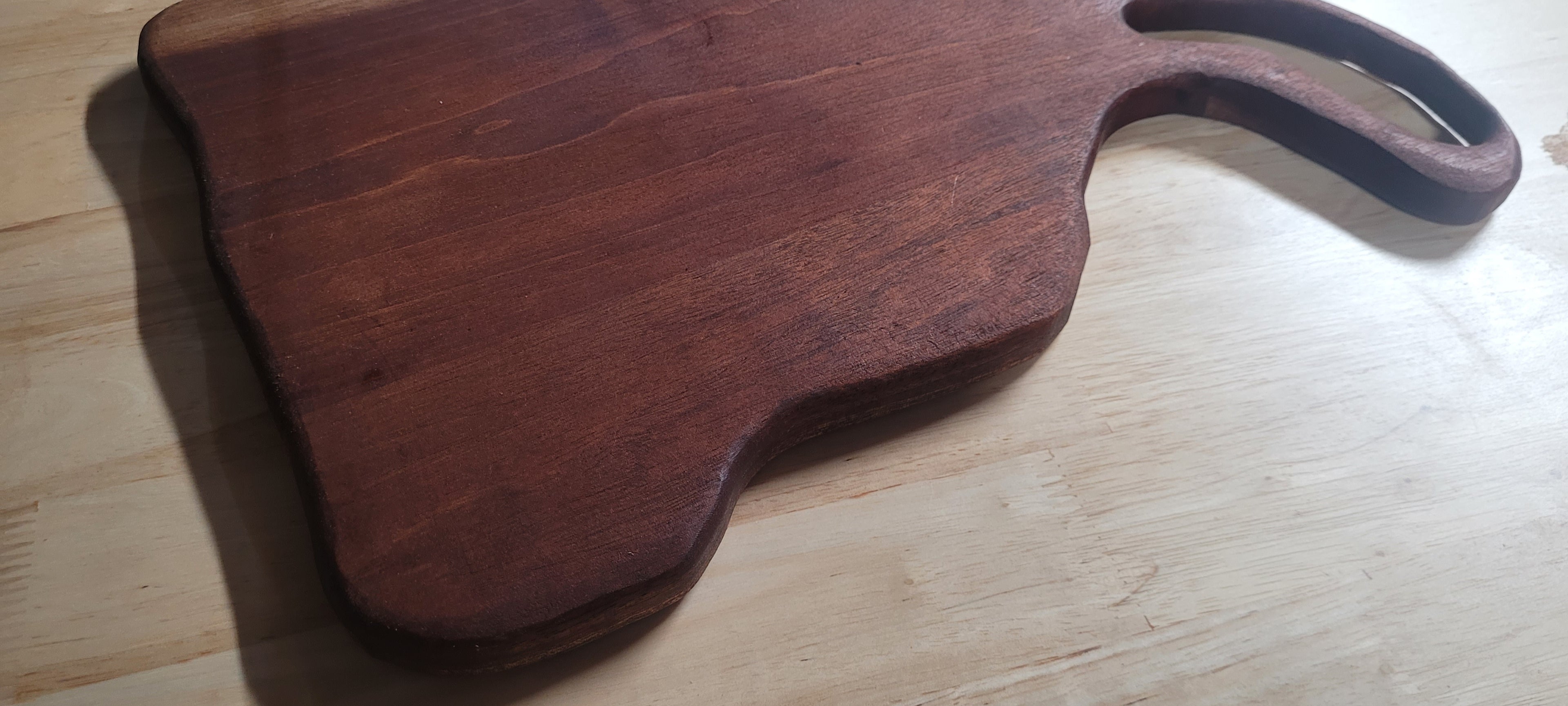 Mahogany Charcuterie Board Approximately 15"L X 10"W