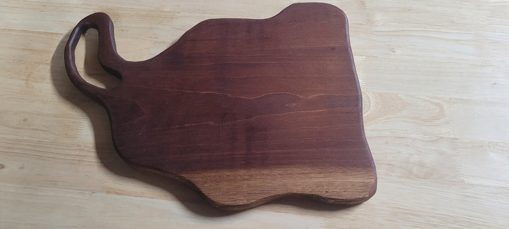 Mahogany Charcuterie Board Approximately 15"L X 10"W