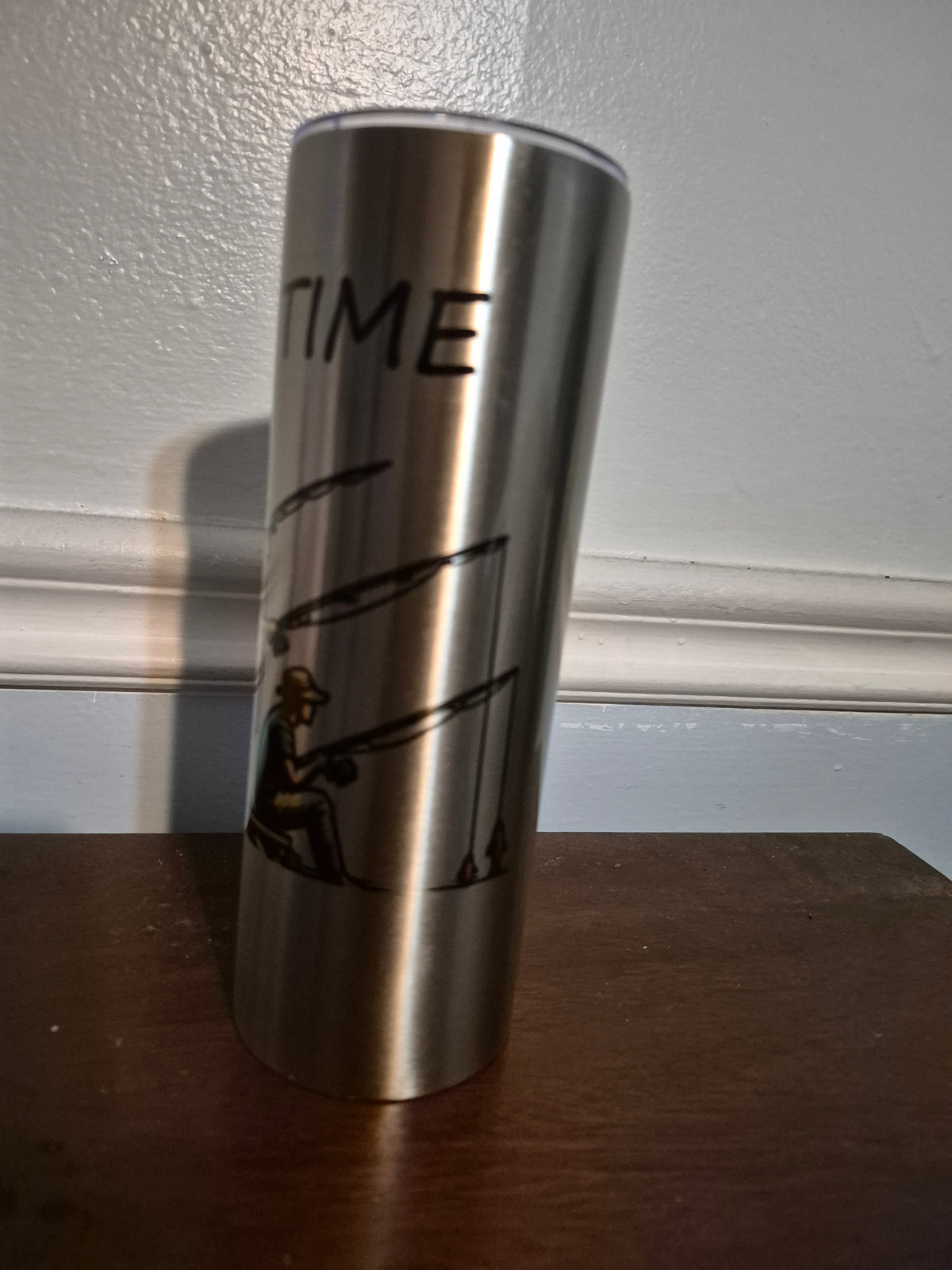 Family Time Fishing tumbler 20 oz Stainless Steel
