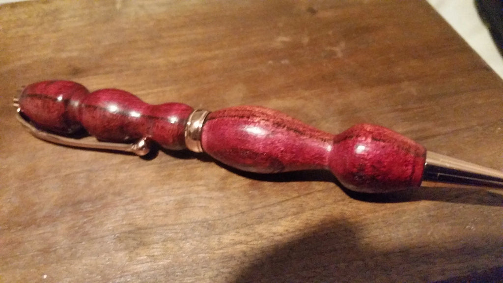 Mulberry Twist Pen Dyed Red