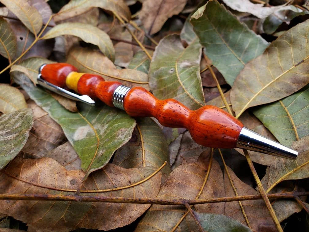 Padauke and Maple Wood Pen, Christmas Gift, Unique Pen, Gift Ideas, Collectible Pen, Hand Turned Pen, Retirement Gift, Padauke, Maple