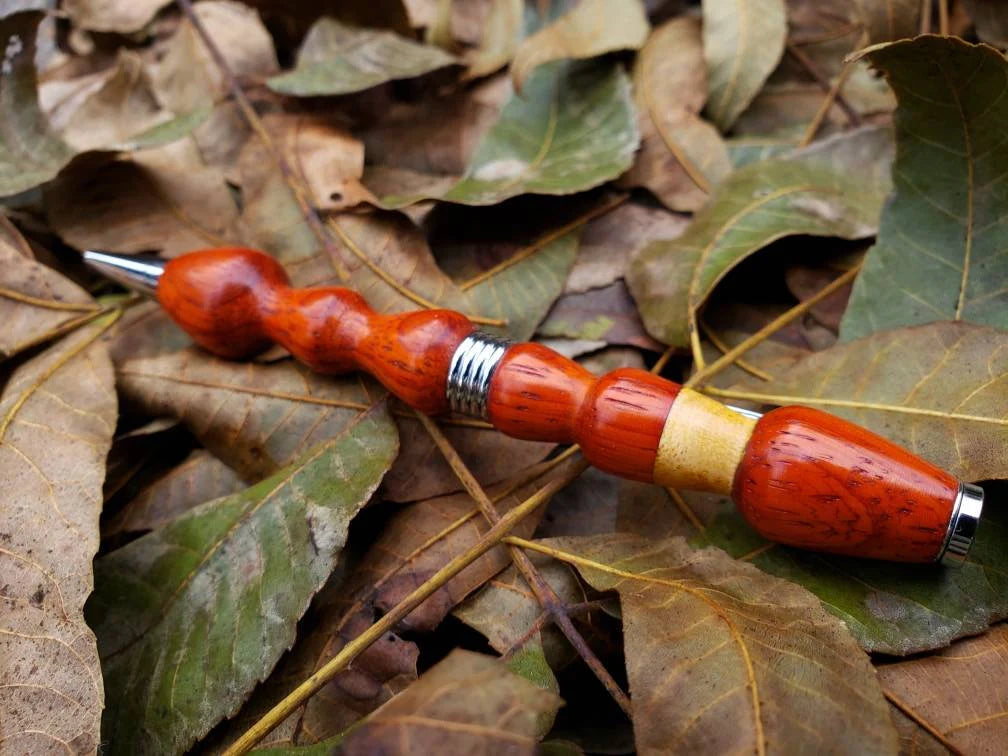 Padauke and Maple Wood Pen, Christmas Gift, Unique Pen, Gift Ideas, Collectible Pen, Hand Turned Pen, Retirement Gift, Padauke, Maple