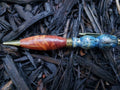Spalted Oak and Cedar Wood Pen, Black Friday, Christmas Gift, Blue Pen, Gift Idea, Handmade Pen, Graduation Gift, Unique pen, Handmade Pen