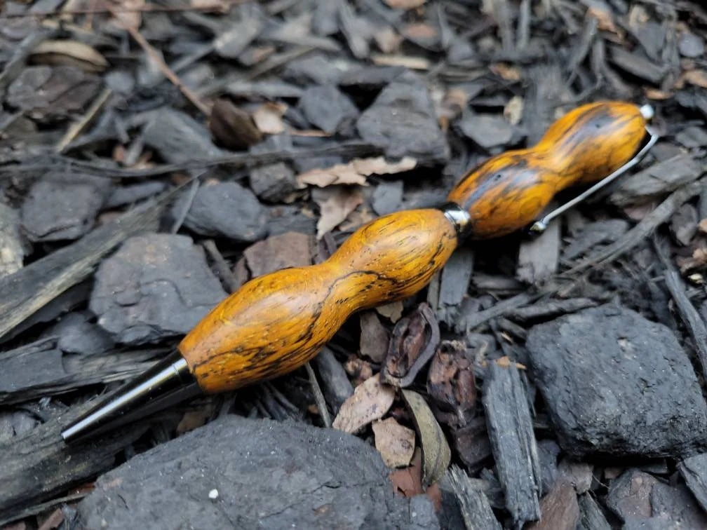 Spalted Oak Twist pen Dyed Orange