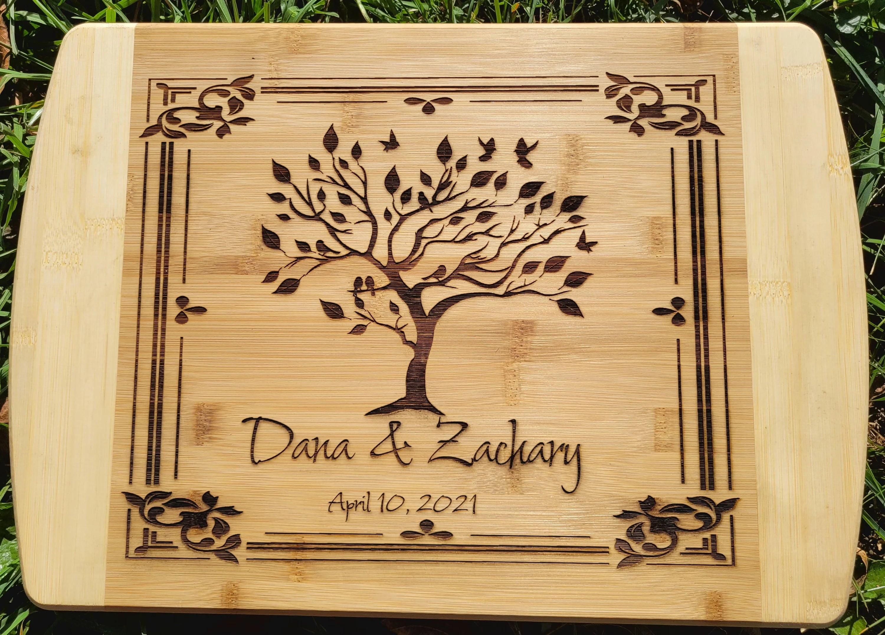 Custom Engraved Bamboo Cutting Board