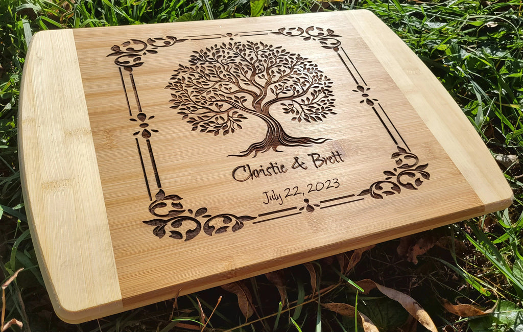 Custom Engraved Bamboo Cutting Board