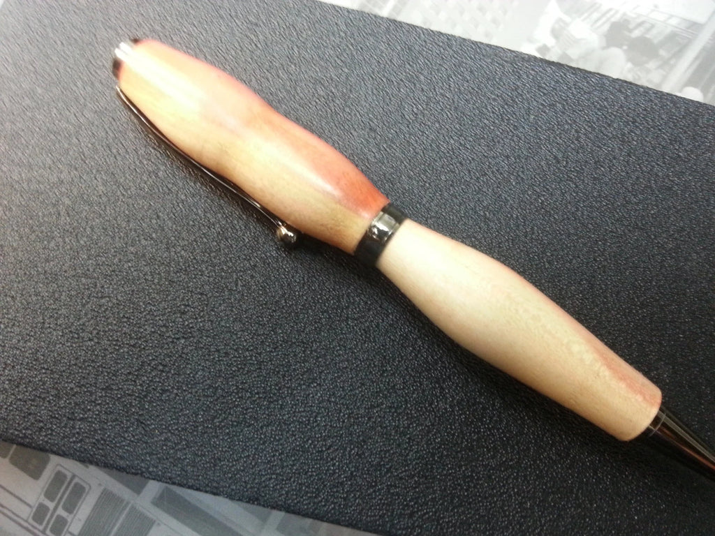Flame Box Elder Twist Pen