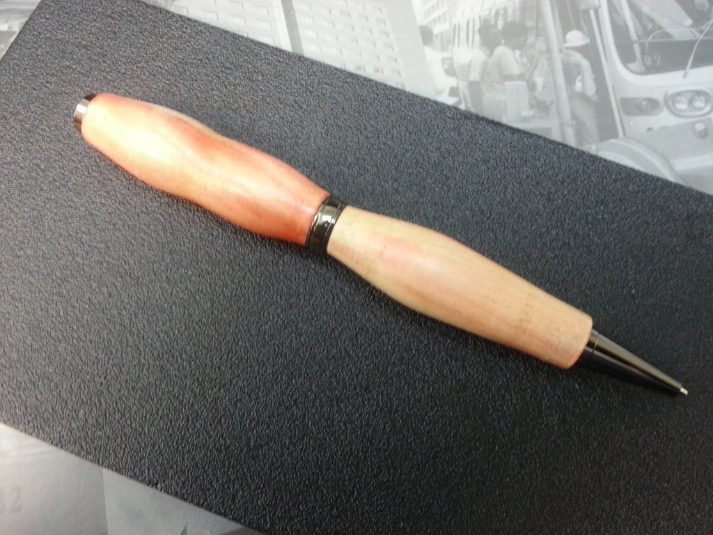 Flame Box Elder Twist Pen