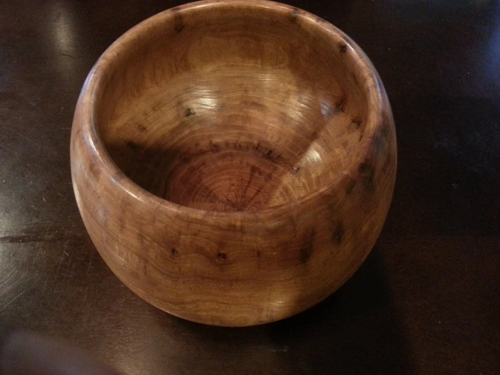 River Elm Wooden Bowl 8" X 5.5"