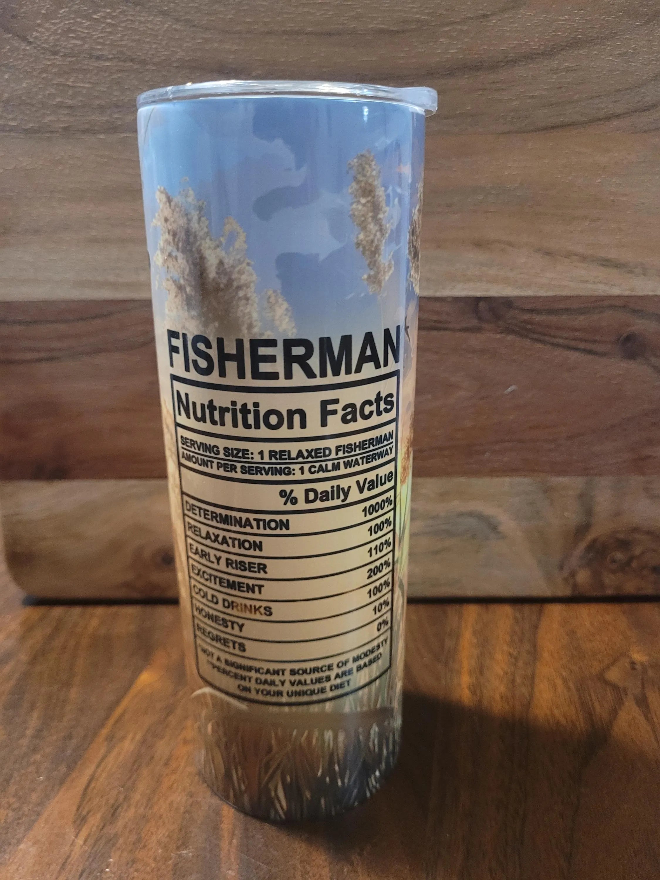 Keepin it Reel Fishing Tumbler 20 oz. FISH FACTS,