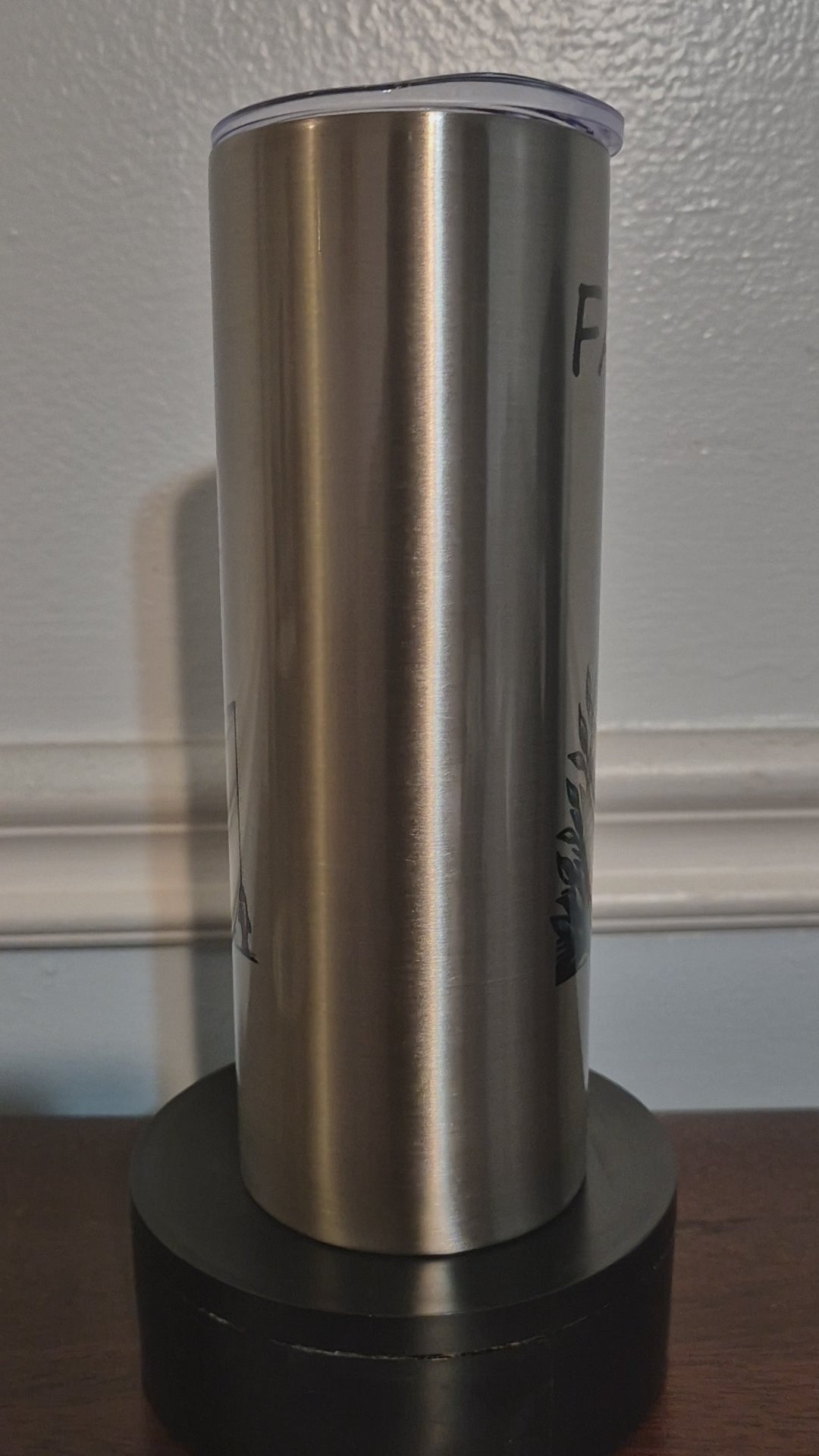 Family Time Fishing tumbler 20 oz Stainless Steel
